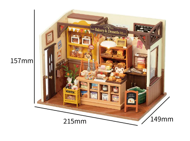 Robotime DG161 Becka's Baking House - JOYTOY WORLD