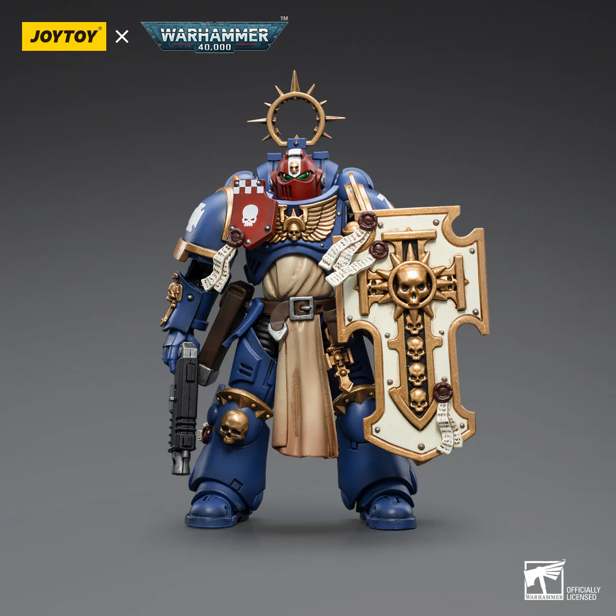 JOYTOY Warhammer 40k 1: 18 Space Marines Ultramarines Bladeguard Veterans - JOYTOY WORLD