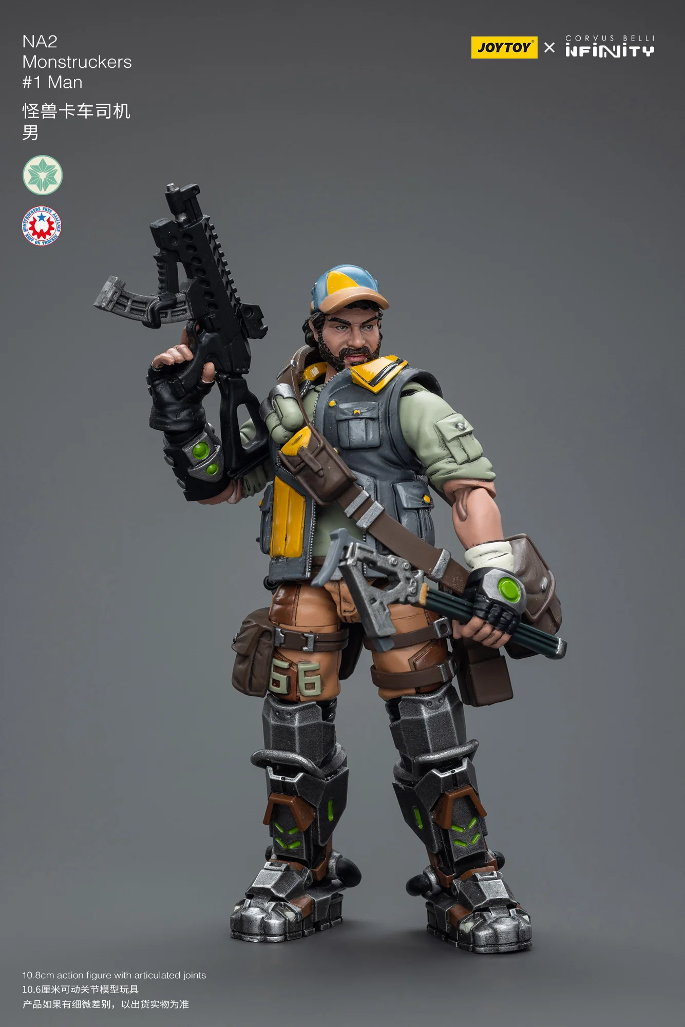 JOYTOY JT7776 Infinity - Corvus Belli NA2 Monstruckers #1 Man - JOYTOY WORLD
