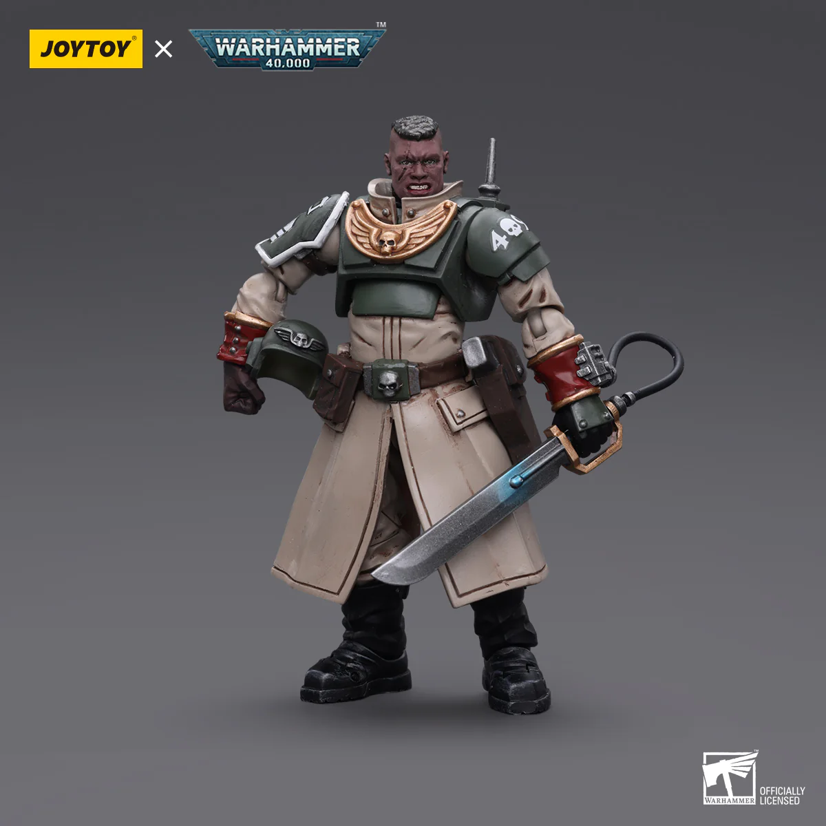 JOYTOY Warhammer 40k 1: 18 Astra Militarum Cadian Command Squad - JOYTOY WORLD