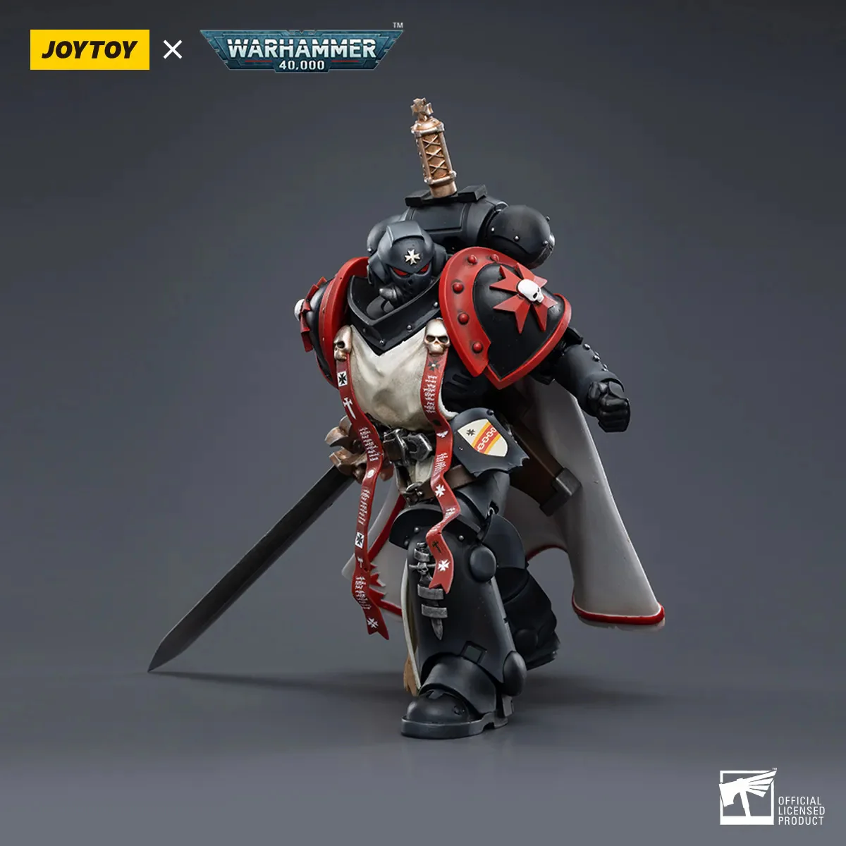 JOYTOY Warhammer 40k 1: 18 Black Templars Marshal Primaris Sword Brethren and Emperors Champion - JOYTOY WORLD