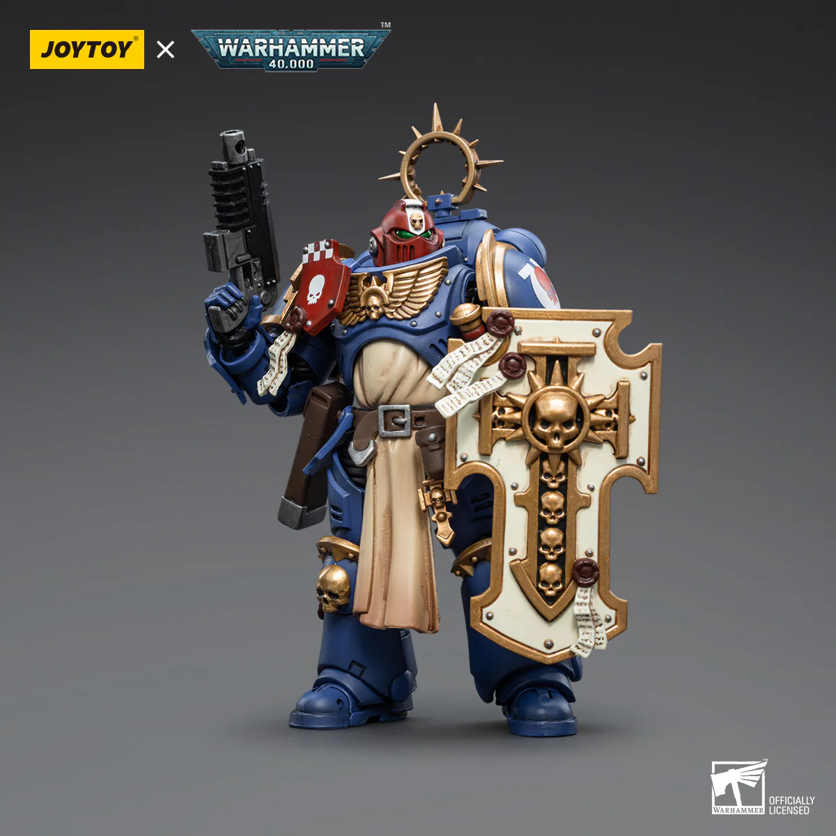 JOYTOY Warhammer 40k 1: 18 Space Marines Ultramarines Bladeguard Veterans - JOYTOY WORLD
