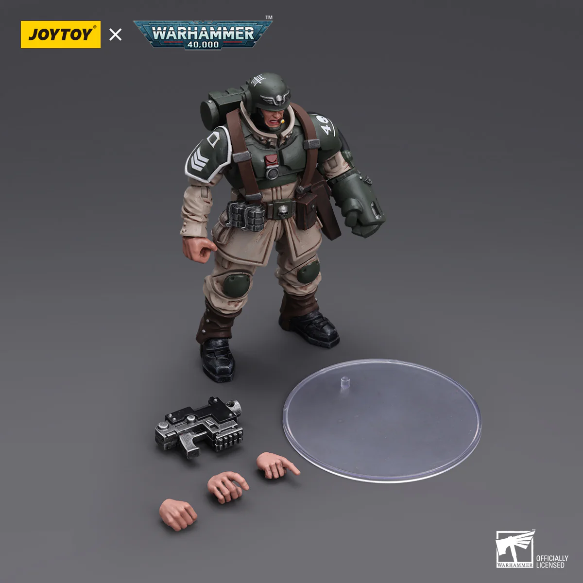 JOYTOY Warhammer 40k 1: 18 Astra Militarum Cadian Command Squad - JOYTOY WORLD