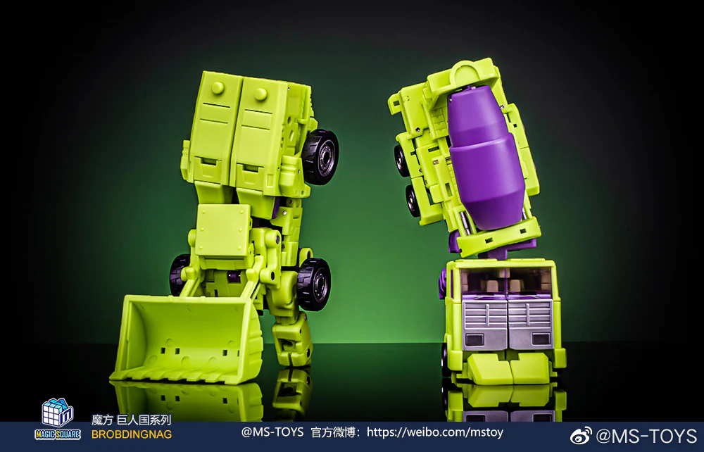 MAGIC SQUARE MS TOYS G1 Devastator MS-B37A Shovel Scrapper & MS-B38A Roller Mixmaster - JOYTOY WORLD