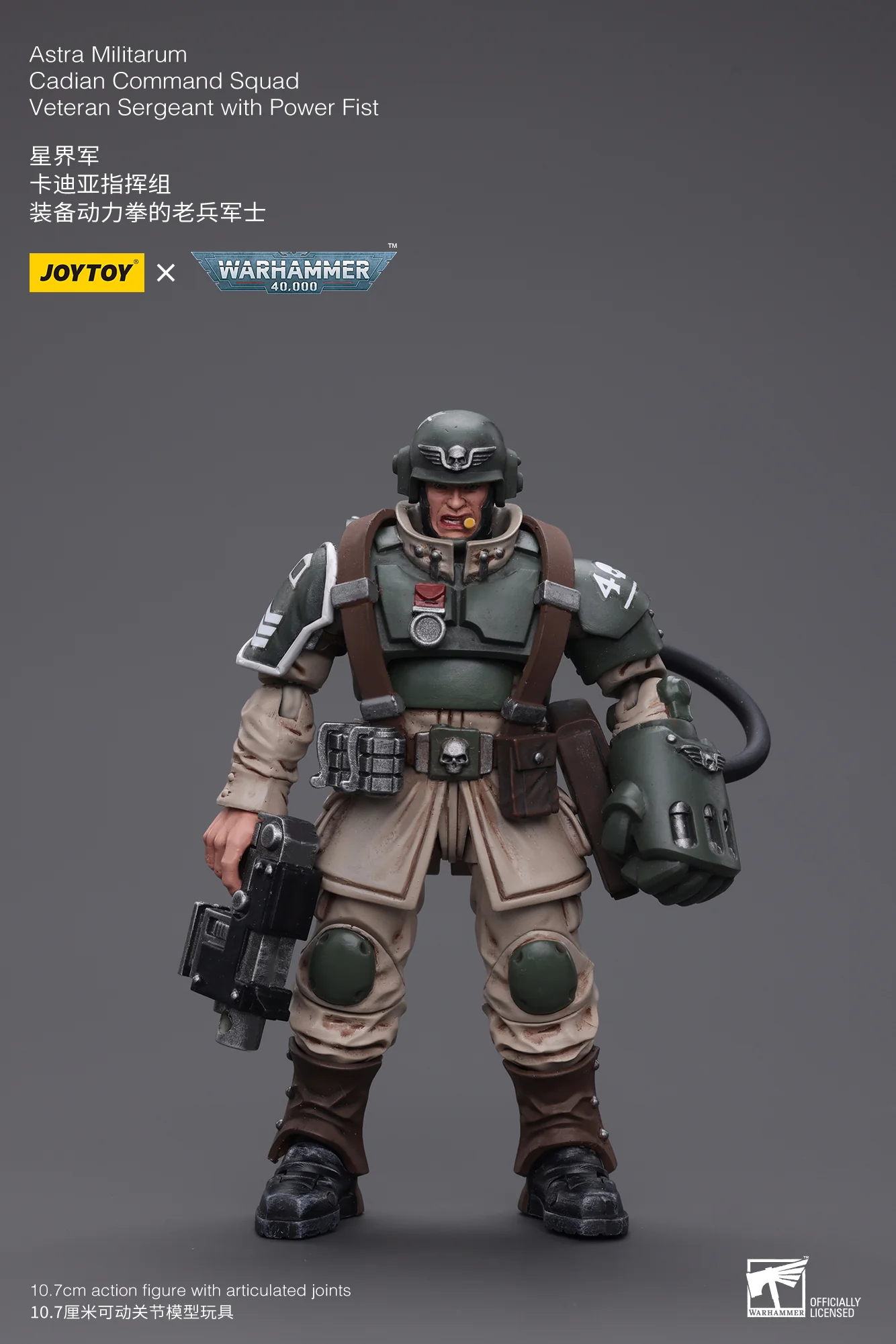 JOYTOY Warhammer 40k 1: 18 Astra Militarum Cadian Command Squad - JOYTOY WORLD