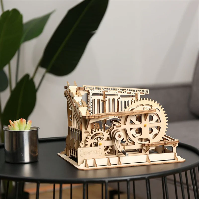 Robotime LG502 ROKR Marble Squad Trapdoors Marble Run - JOYTOY WORLD