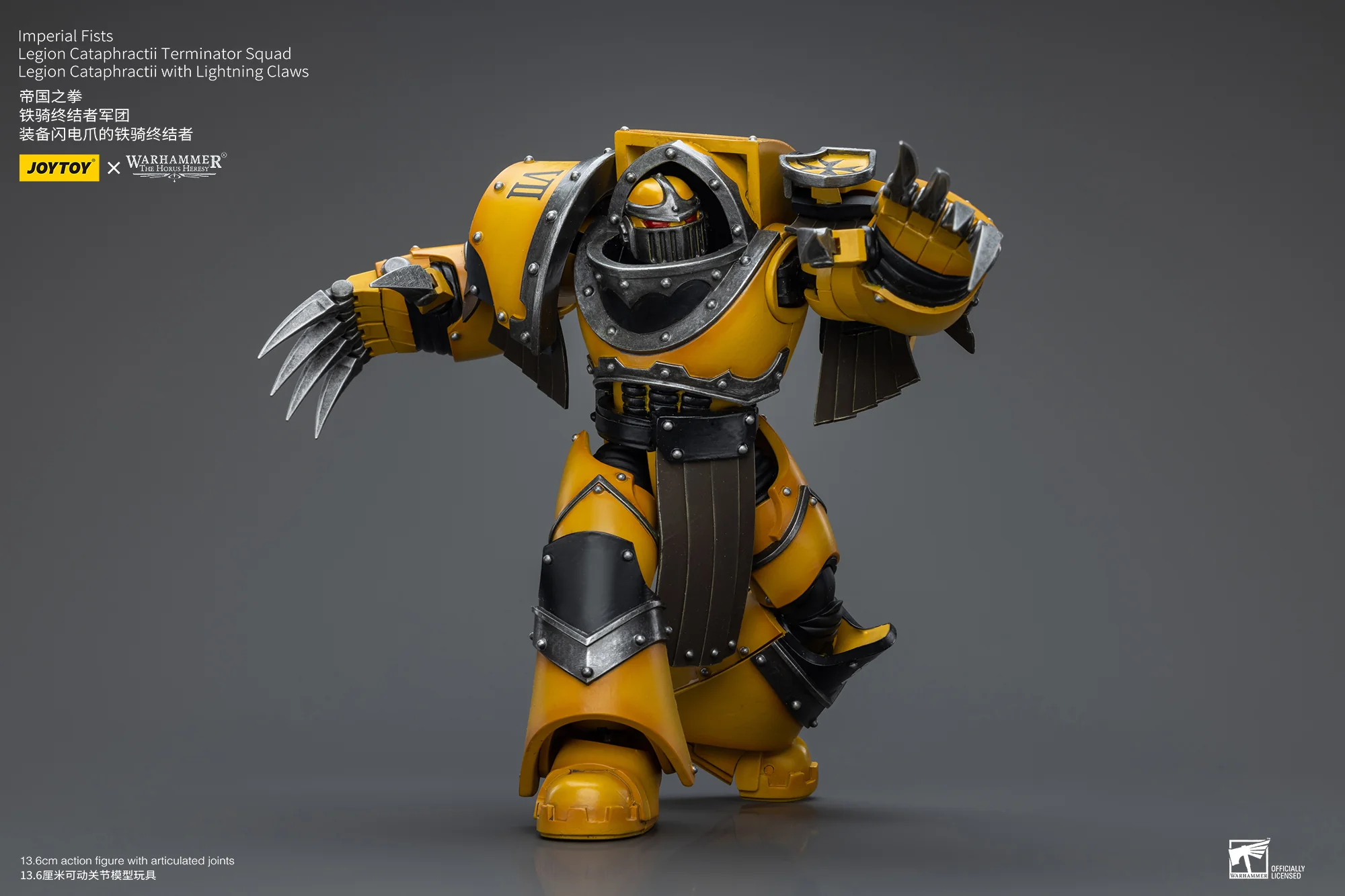 JOYTOY Warhammer The Horus Heresy 1:18 Imperial Fists Legion Cataphractii Terminator Squad - JOYTOY WORLD