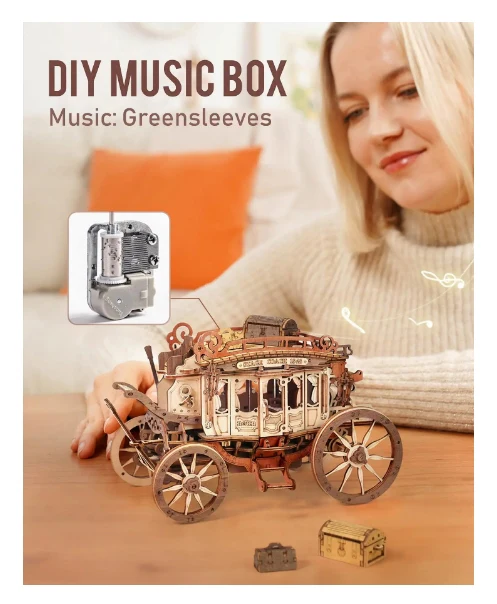 Robotime AMKA1 Stagecoach - JOYTOY WORLD