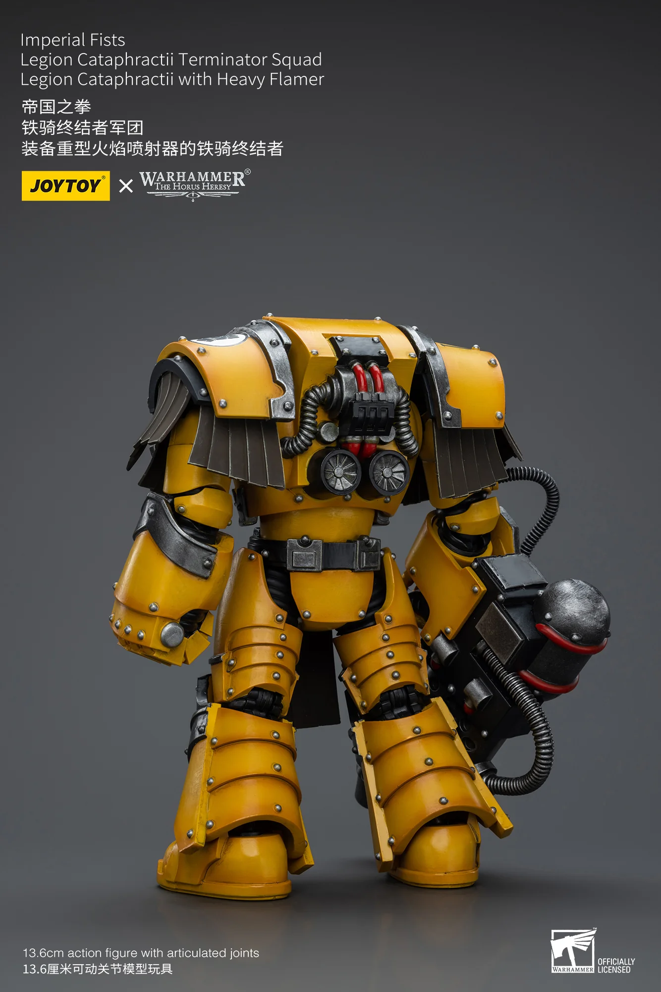 JOYTOY Warhammer The Horus Heresy 1:18 Imperial Fists Legion Cataphractii Terminator Squad - JOYTOY WORLD