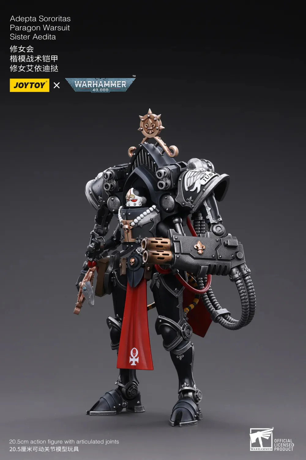JOYTOY JT4379 Warhammer 40k 1: 18 Adepta Sororitas Paragon Warsuit Sister Aedita - JOYTOY WORLD