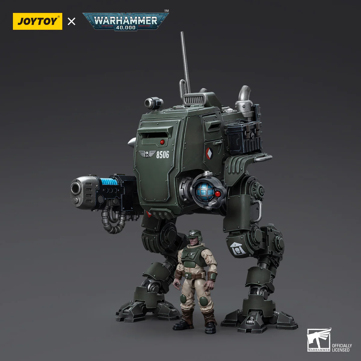 JOYTOY JT8940 Warhammer 40k 1: 18 Astra Militarum Cadian Armoured Sentinel - JOYTOY WORLD