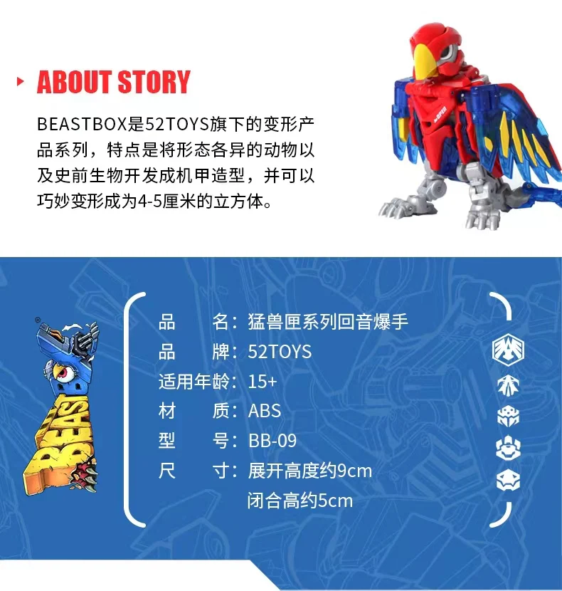 52TOYS BeastBox BB-09 ECHOBLASTER - JOYTOY WORLD