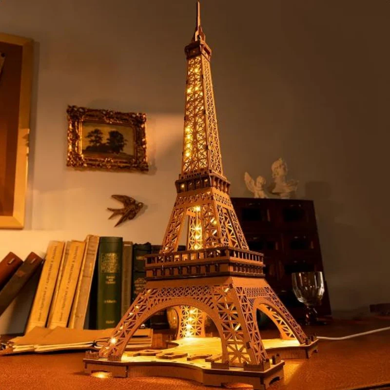 Robotime TGL01 Night of the Eiffel Tower - JOYTOY WORLD