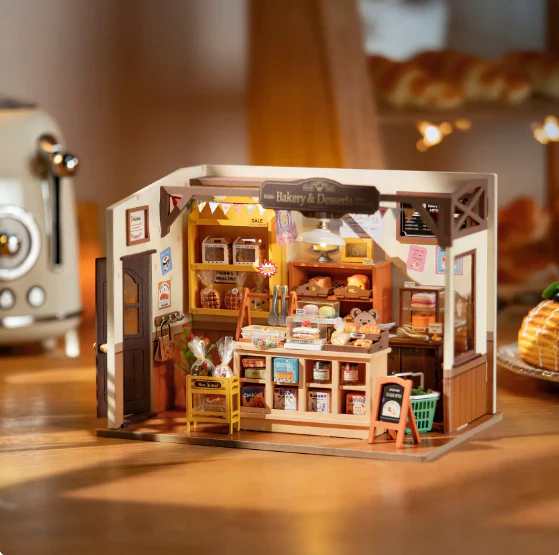 Robotime DG161 Becka's Baking House - JOYTOY WORLD