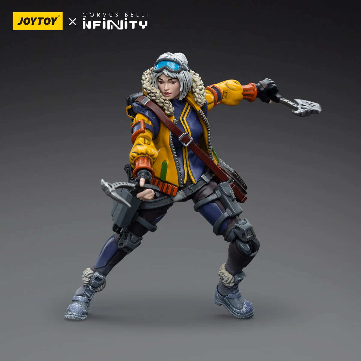 JOYTOY JT7608 Infinity - Corvus Belli Oktavia Grimsdottir lcebreaker's Harpooner - JOYTOY WORLD