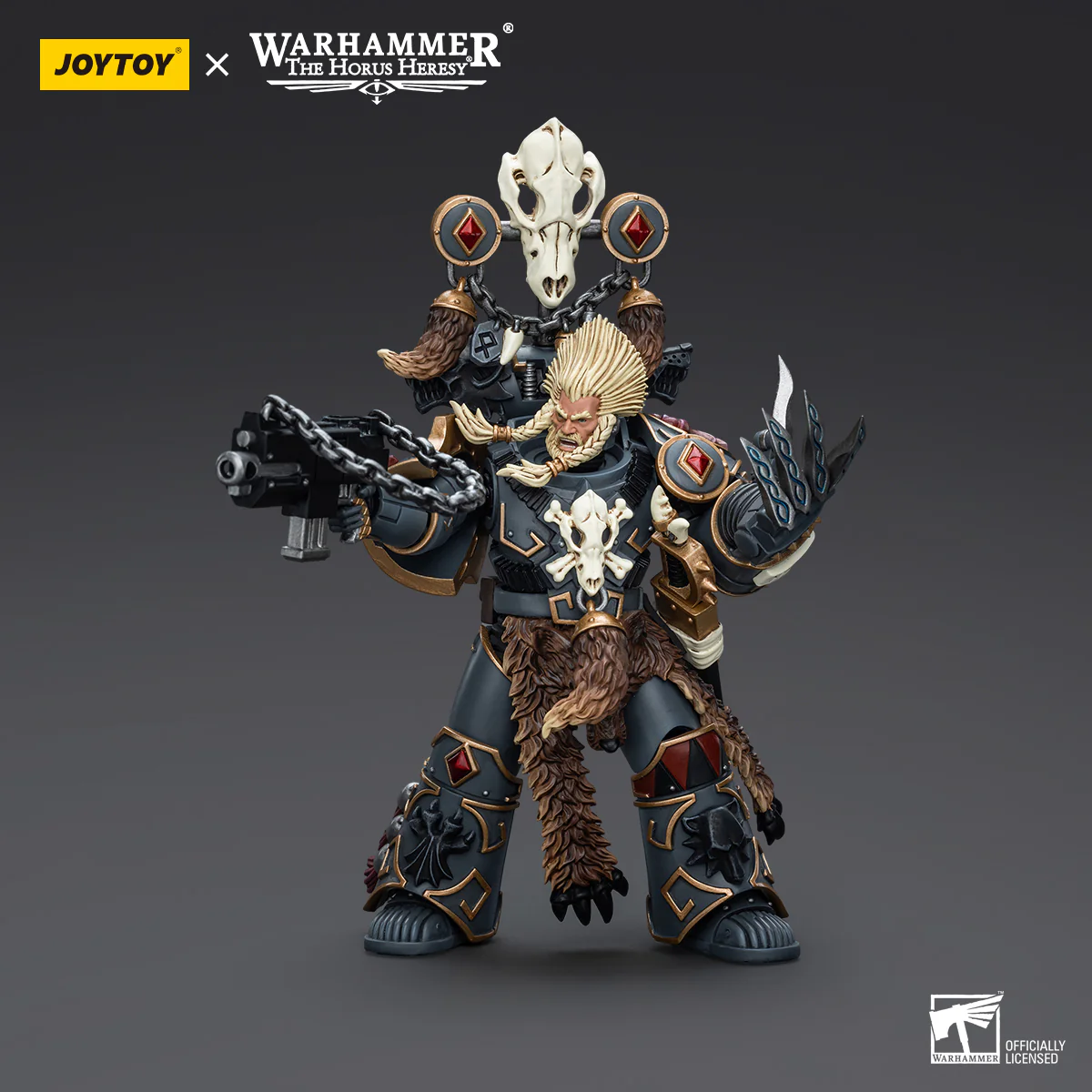 JOYTOY JT9954 Warhammer The Horus Heresy 1: 18 Space Wolves Geigor Fell-Hand - JOYTOY WORLD