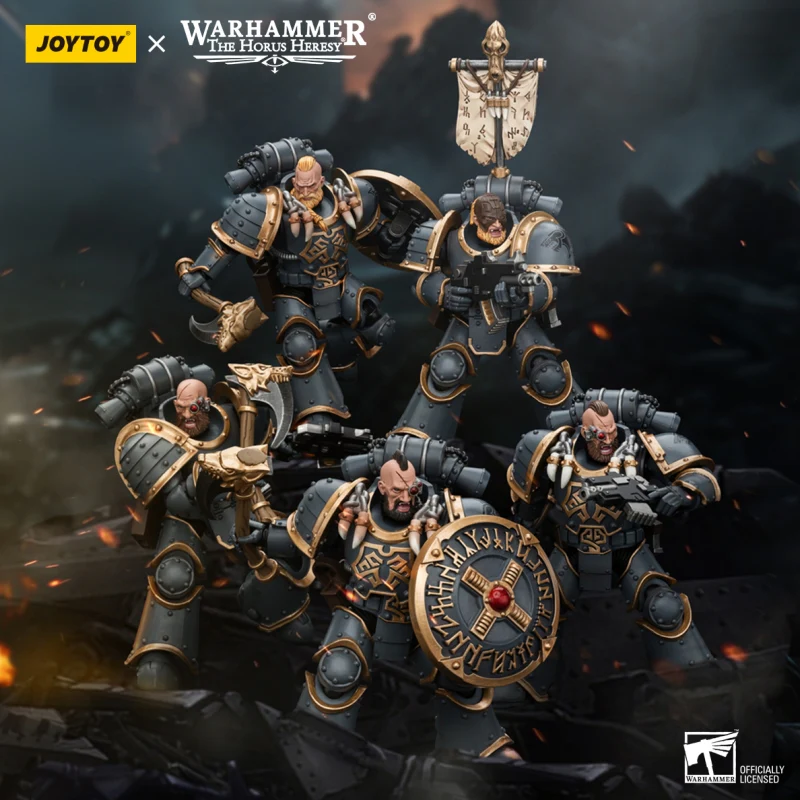 JOYTOY Warhammer The Horus Heresy 1:18 Space Wolves Grey Slayer Pack - JOYTOY WORLD