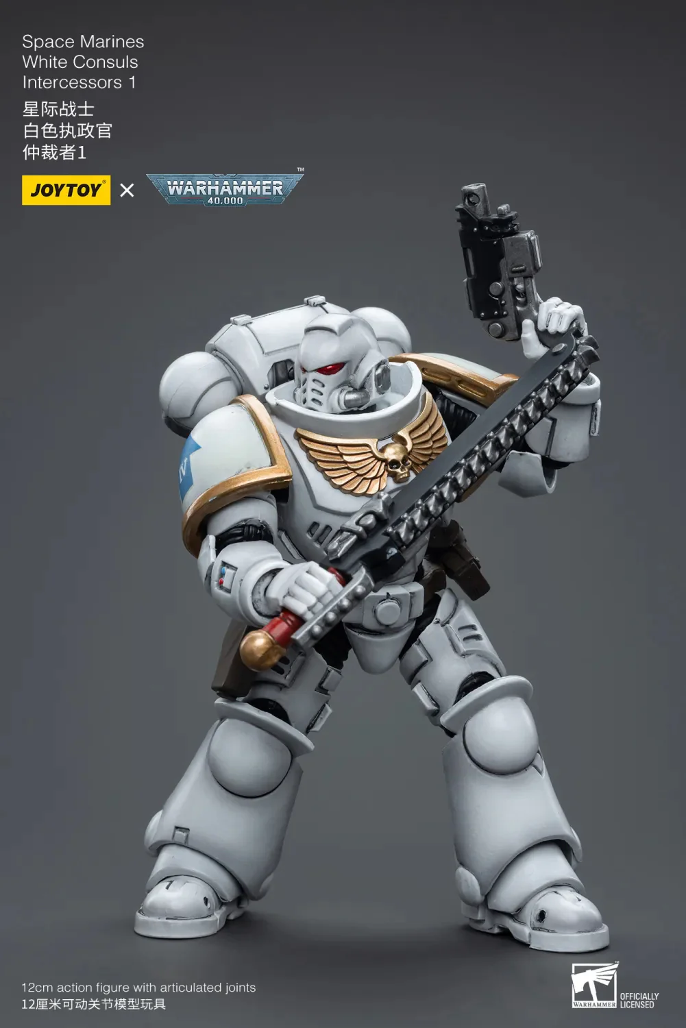 JOYTOY Warhammer 40k 1: 18 Space Marines White Consuls - JOYTOY WORLD