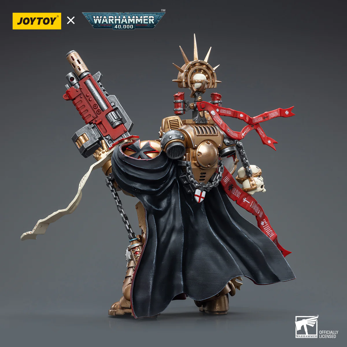 JOYTOY JT6540 Warhammer 40k 1: 18 Black Templars High Marshal Helbrecht - JOYTOY WORLD