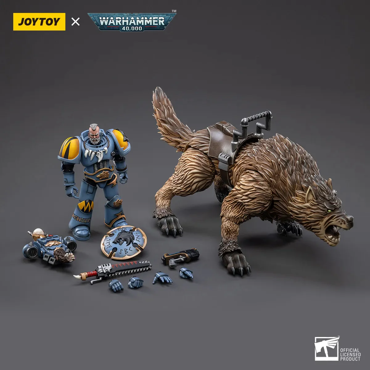 JOYTOY JT3105 Warhammer 40k 1: 18 Space Wolves Thunderwolf Cavalry Bjane - JOYTOY WORLD