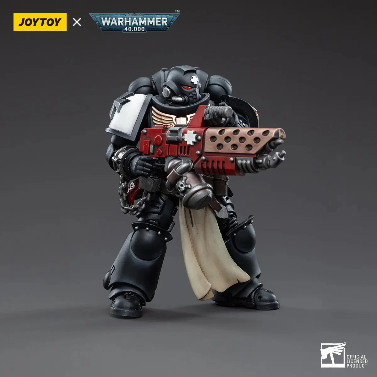 JOYTOY JT7783 Warhammer 40k 1: 18 Black Templars Primaris Initiate Brother Raemont - JOYTOY WORLD