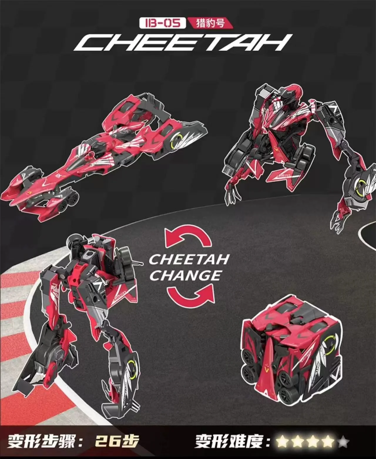 52TOYS INFINITYBOX IB-05 Cheetah - JOYTOY WORLD