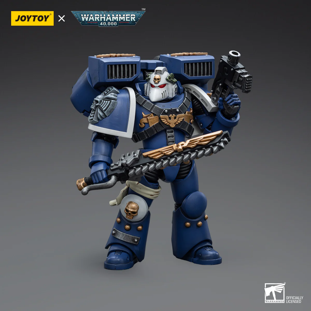 JOYTOY Warhammer 40k 1: 18 Ultramarines Vanguard Veteran - JOYTOY WORLD