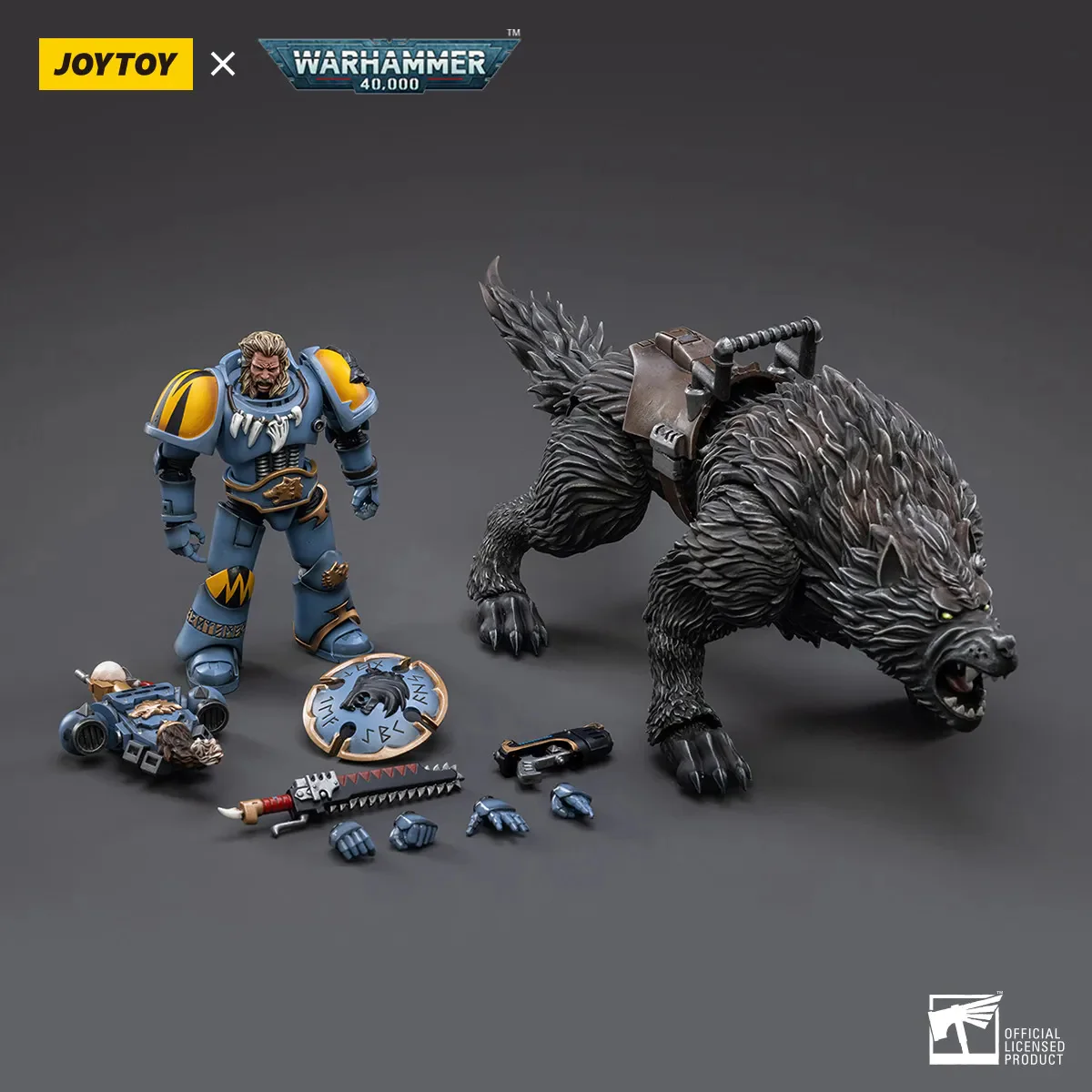 JOYTOY JT3099 Warhammer 40k 1: 18 Space Wolves Thunderwolf Cavalry Frode - JOYTOY WORLD