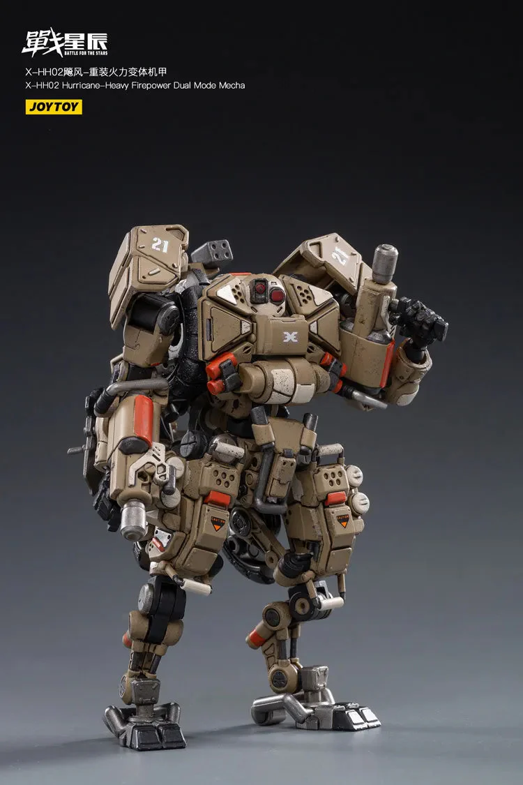 JOYTOY JT1019 1:18 X-HH02 Hurricane-Heavy Firepower Dual Mode Mecha ( Sand ) - JOYTOY WORLD