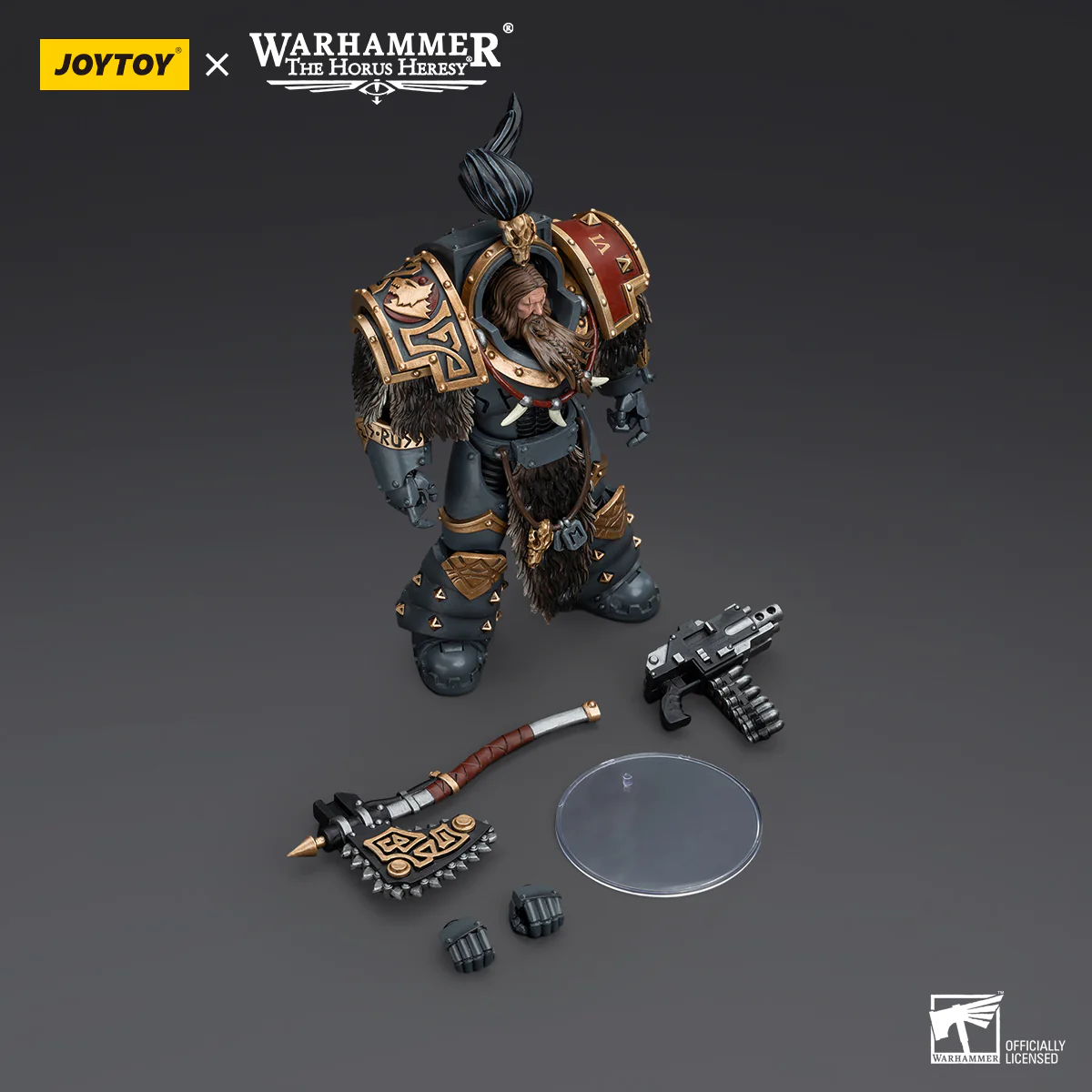 JOYTOY Warhammer The Horus Heresy 1:18 Space Wolves Varagyr Wolf Guard Squad - JOYTOY WORLD