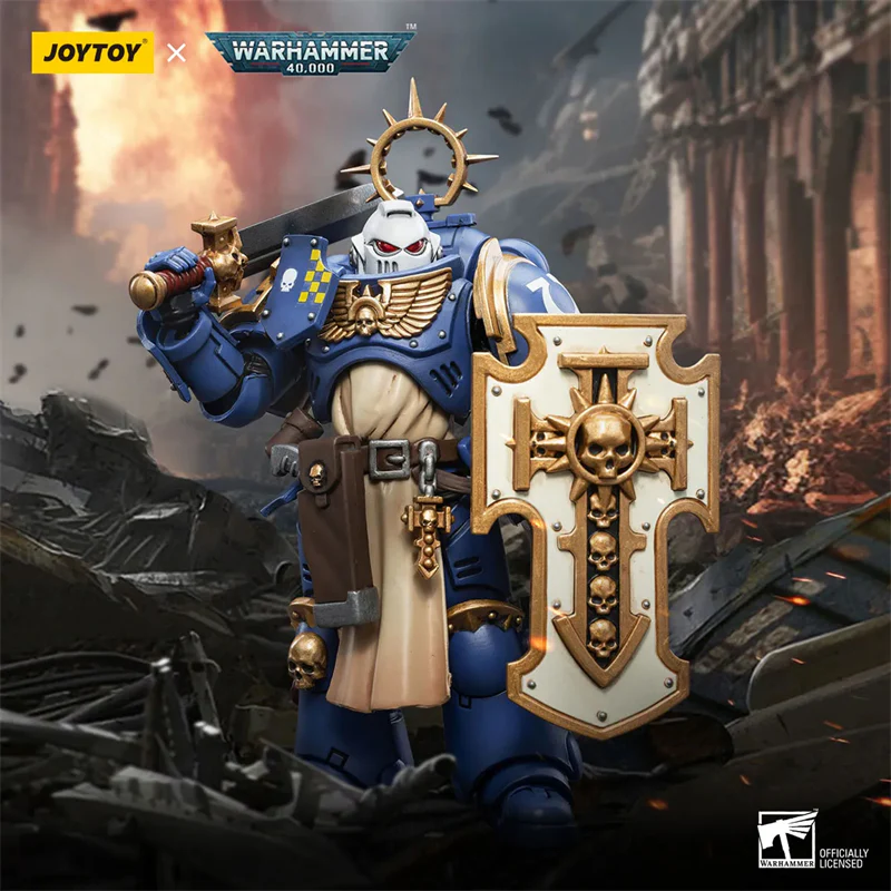 JOYTOY Warhammer 40k 1: 18 Space Marines Ultramarines Bladeguard Veterans - JOYTOY WORLD