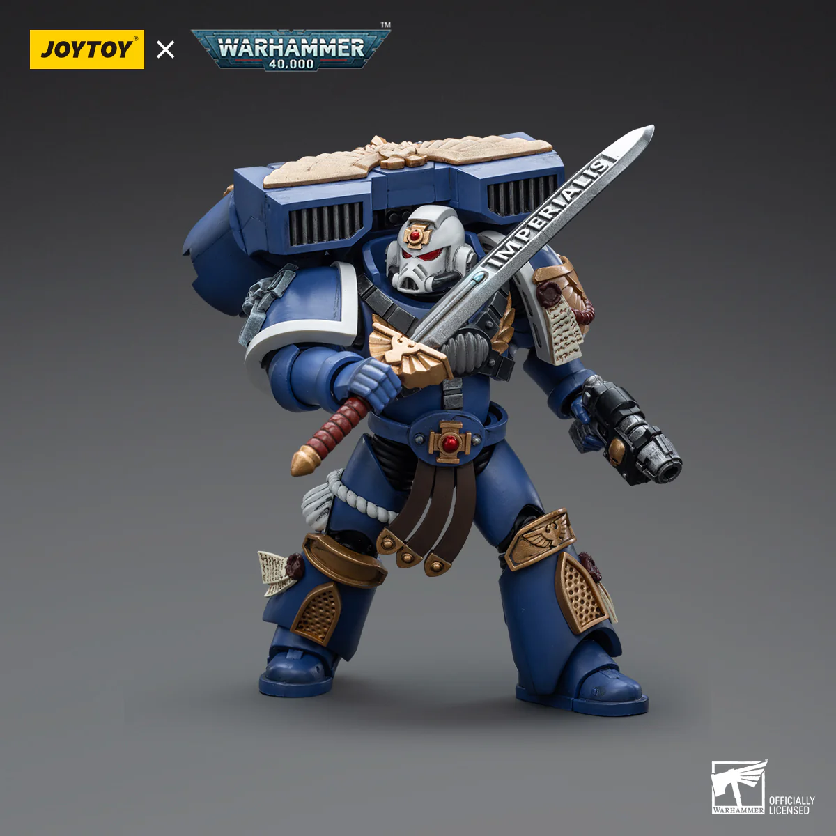 JOYTOY Warhammer 40k 1: 18 Ultramarines Vanguard Veteran - JOYTOY WORLD