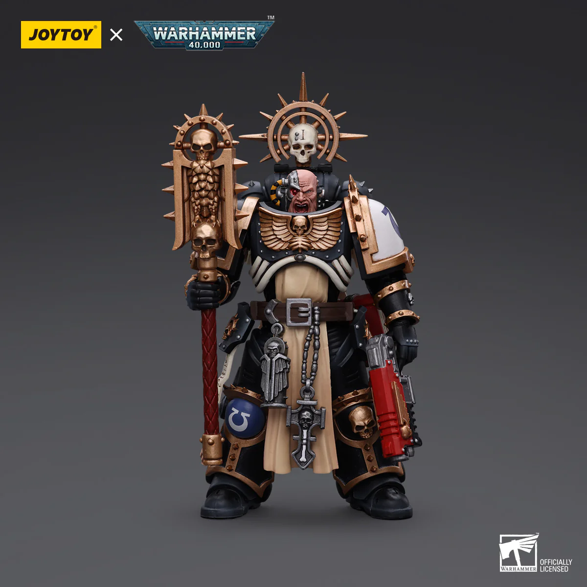 JOYTOY Warhammer 40k 1: 18 Ultramarines Judiciar and Chaplain(Indomitus) - JOYTOY WORLD