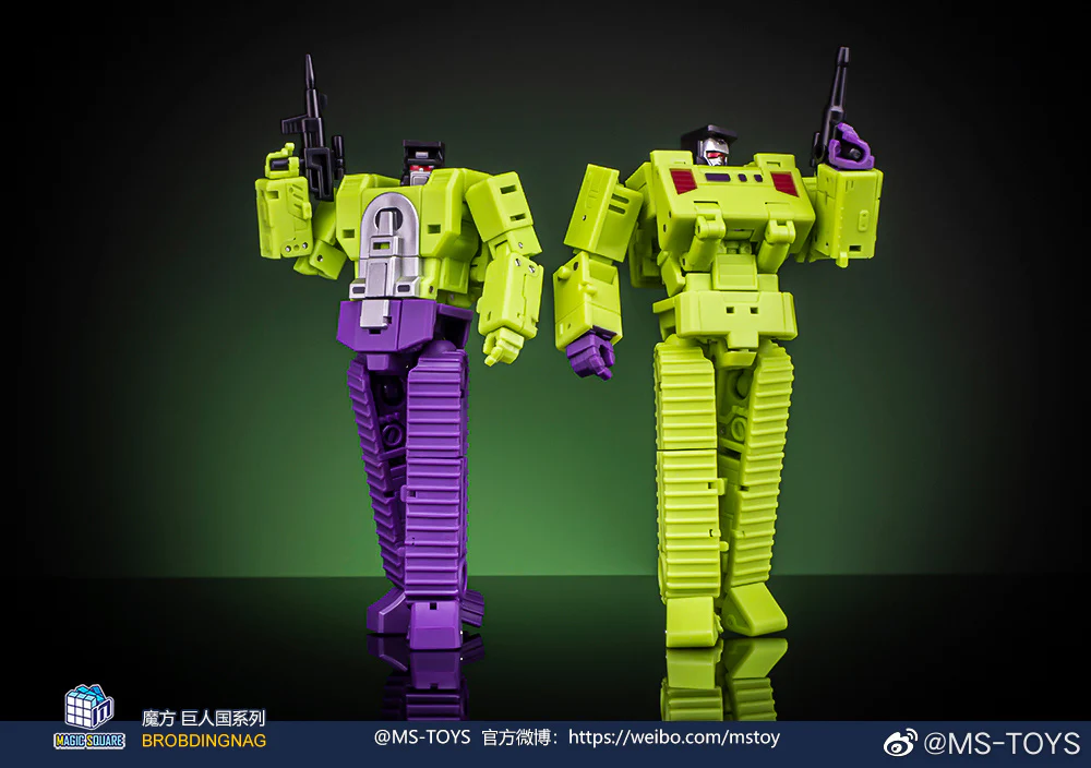 MAGIC SQUARE MS TOYS G1 Devastator MS-B41A Excavator & MS-B42A Bulldozer - JOYTOY WORLD