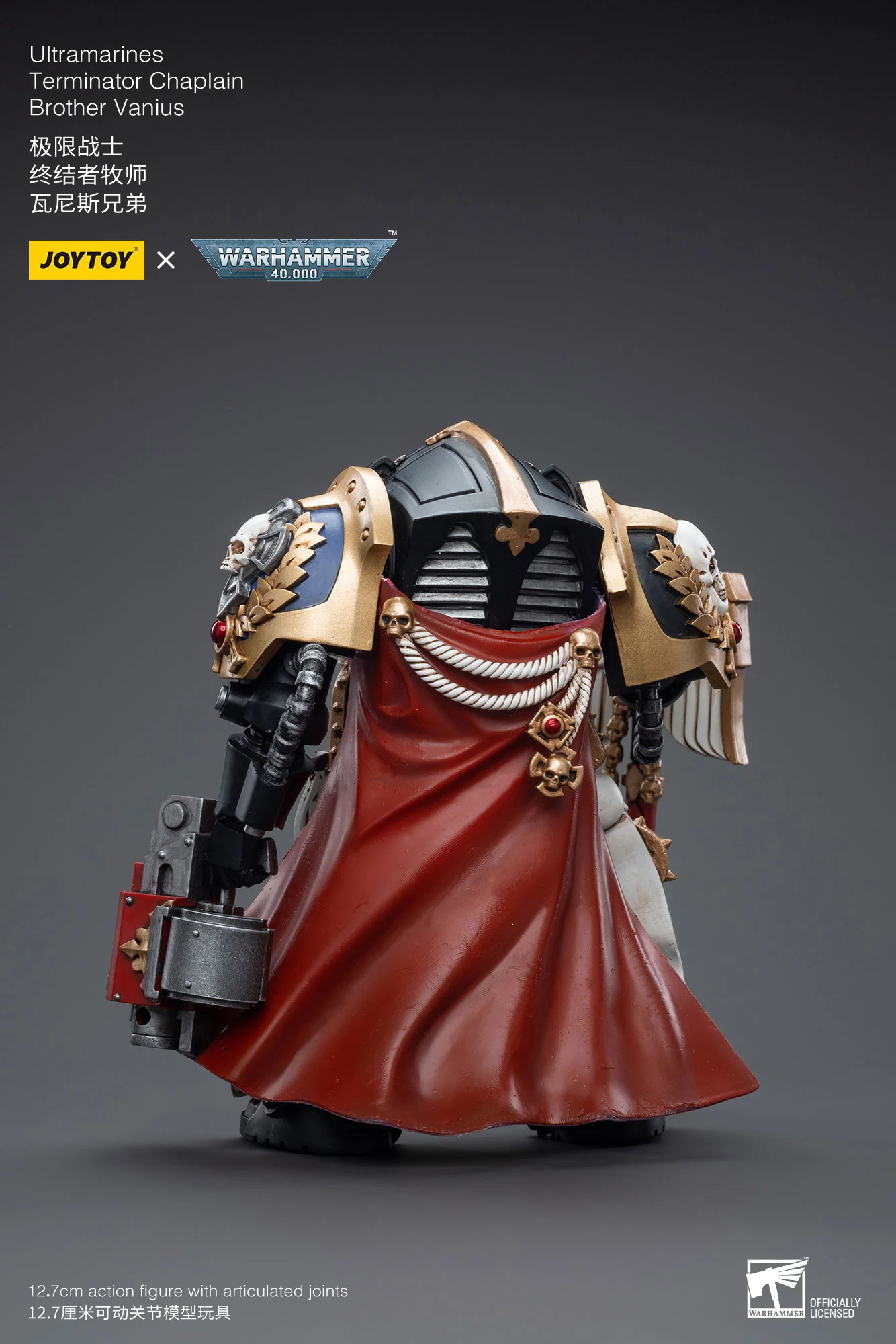 JOYTOY JT5338 Warhammer 40k 1: 18 Ultramarines Terminator Chaplain Brother Vanius - JOYTOY WORLD