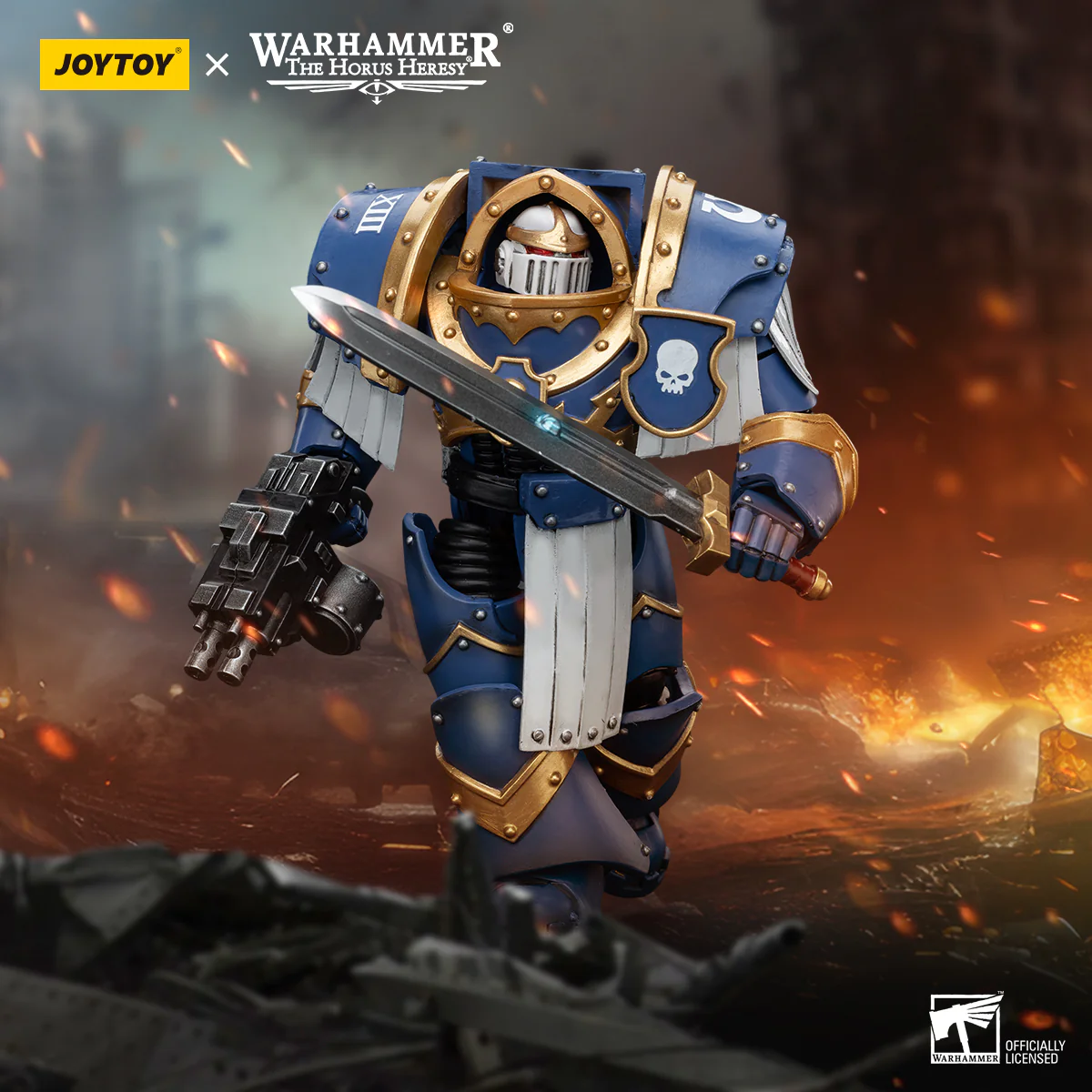 JOYTOY Warhammer The Horus Heresy Ultramarines Cataphractii Terminator Squad - JOYTOY WORLD