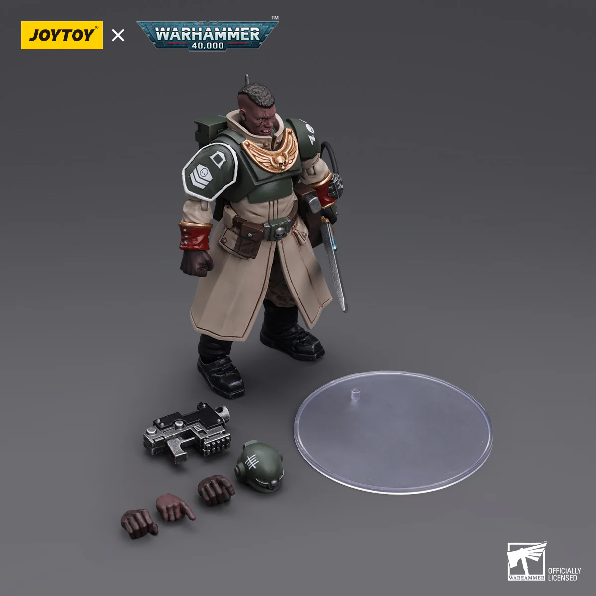 JOYTOY Warhammer 40k 1: 18 Astra Militarum Cadian Command Squad - JOYTOY WORLD