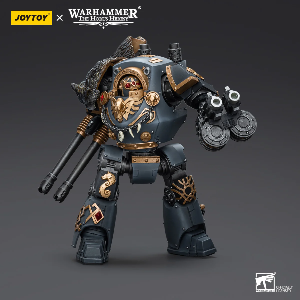 JOYTOY JT9961 Warhammer The Horus Heresy 1: 18 Space Wolves Contemptor Dreadnought with Gravis Bolt Cannon - JOYTOY WORLD