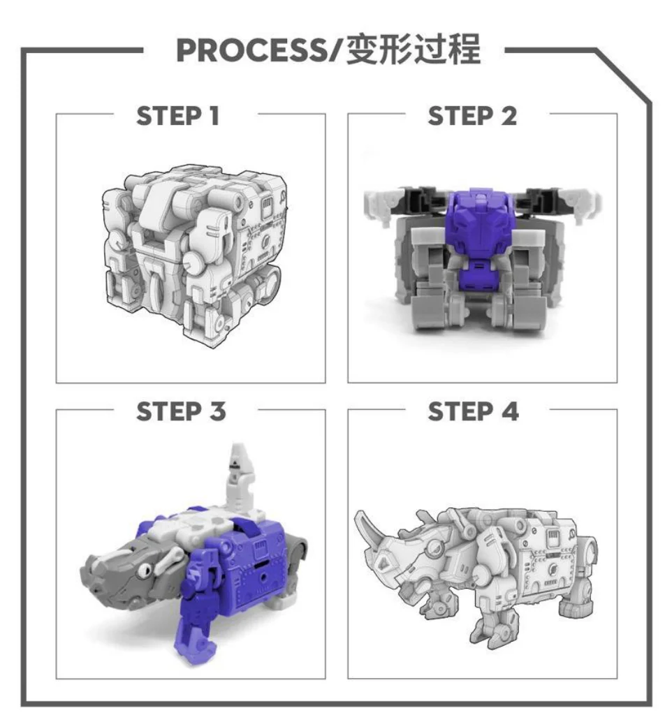 52TOYS BeastBox BB-06 Thunder Rhinoceros - JOYTOY WORLD