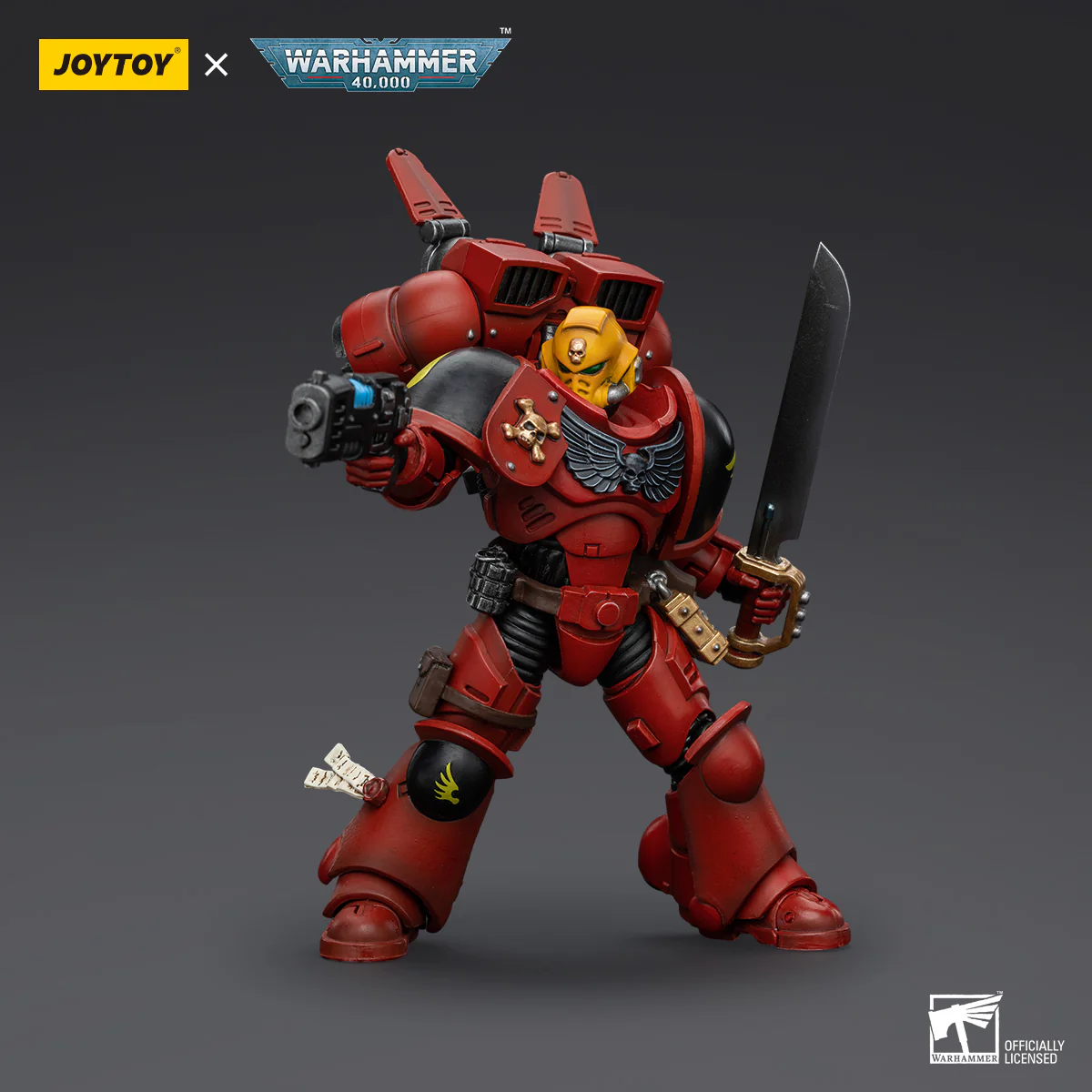 JOYTOY Warhammer 40k 1: 18 Blood Angels Jump Pack Intercessors - JOYTOY WORLD