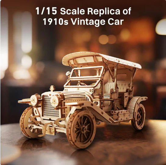 Robotime MC801 Vintage Car - JOYTOY WORLD