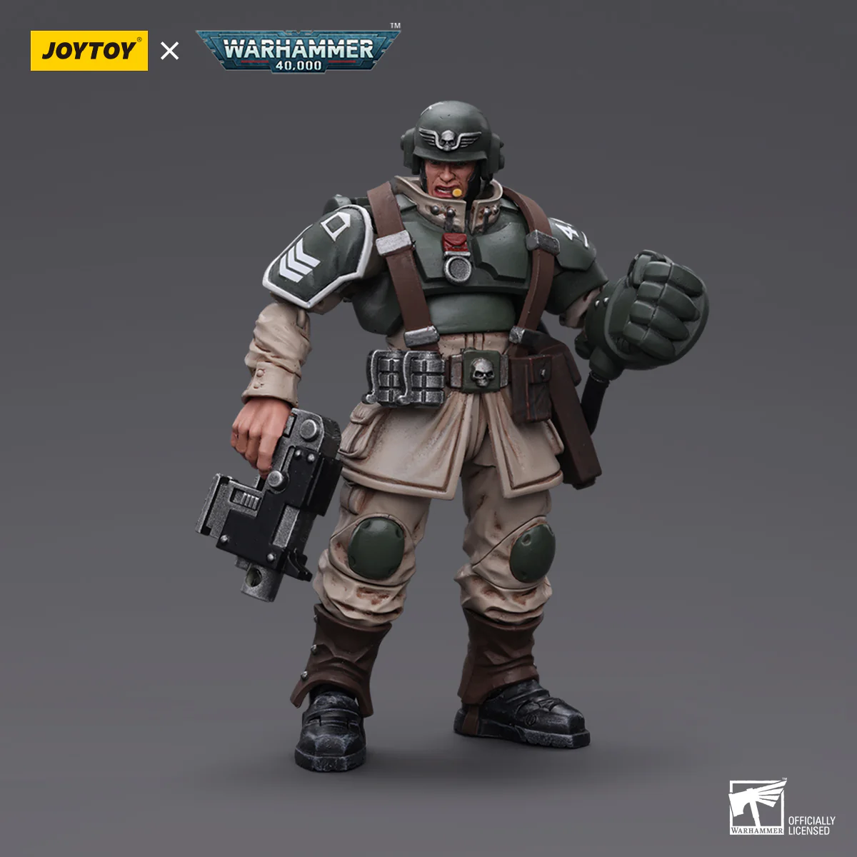 JOYTOY Warhammer 40k 1: 18 Astra Militarum Cadian Command Squad - JOYTOY WORLD