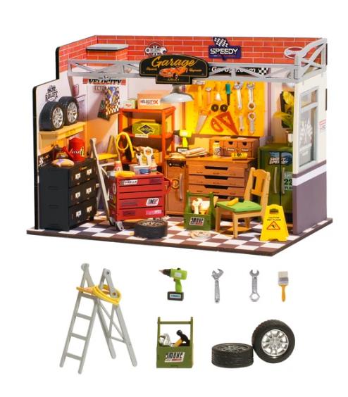 Robotime DG165 Garage Workshop - JOYTOY WORLD