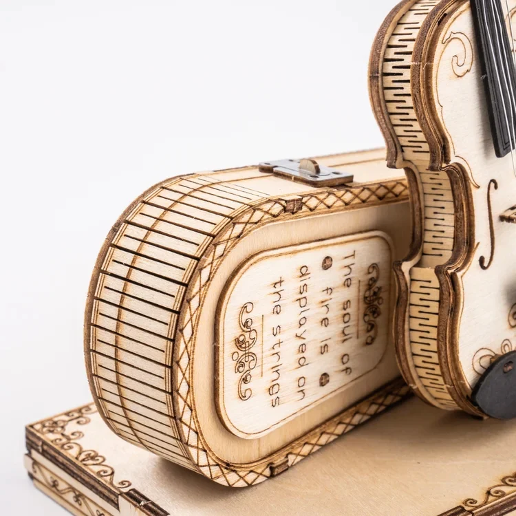 Robotime TG604K ROKR Violin Capriccio Model 3D Wooden Puzzle - JOYTOY WORLD