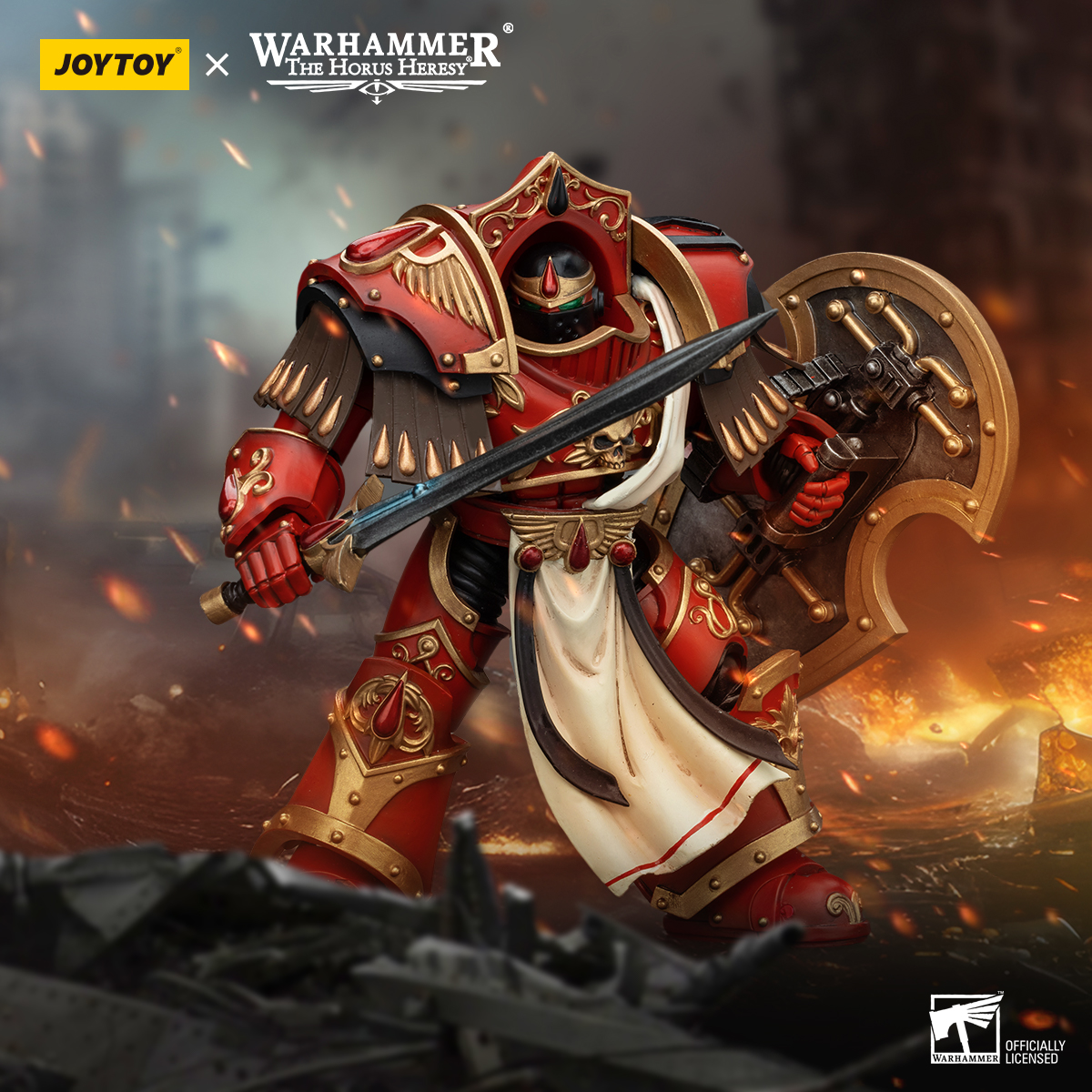 JOYTOY Warhammer 40k 1: 18 Blood Angels Crimson Paladins Squad - JOYTOY WORLD