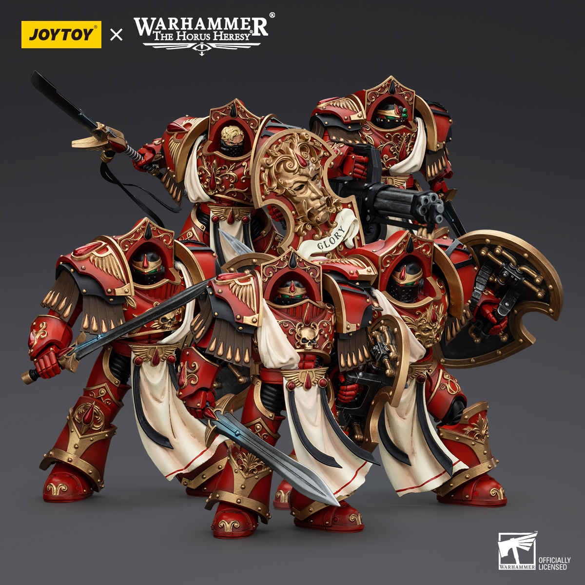 JOYTOY Warhammer 40k 1: 18 Blood Angels Crimson Paladins Squad - JOYTOY WORLD