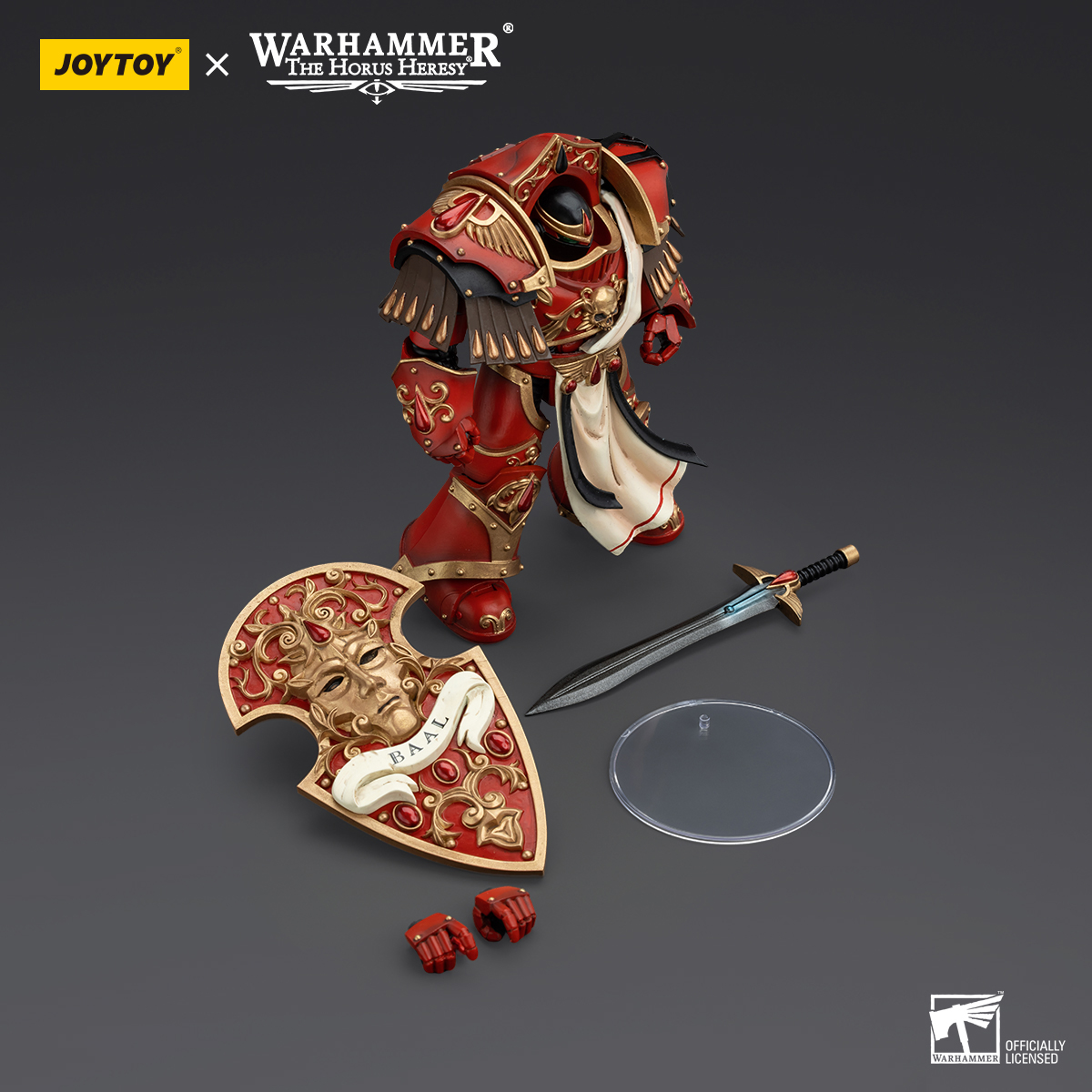 Joytoy: Blood Angels Crimson Paladins Squad Crimson Paladin With Iliastus Assault Cannon