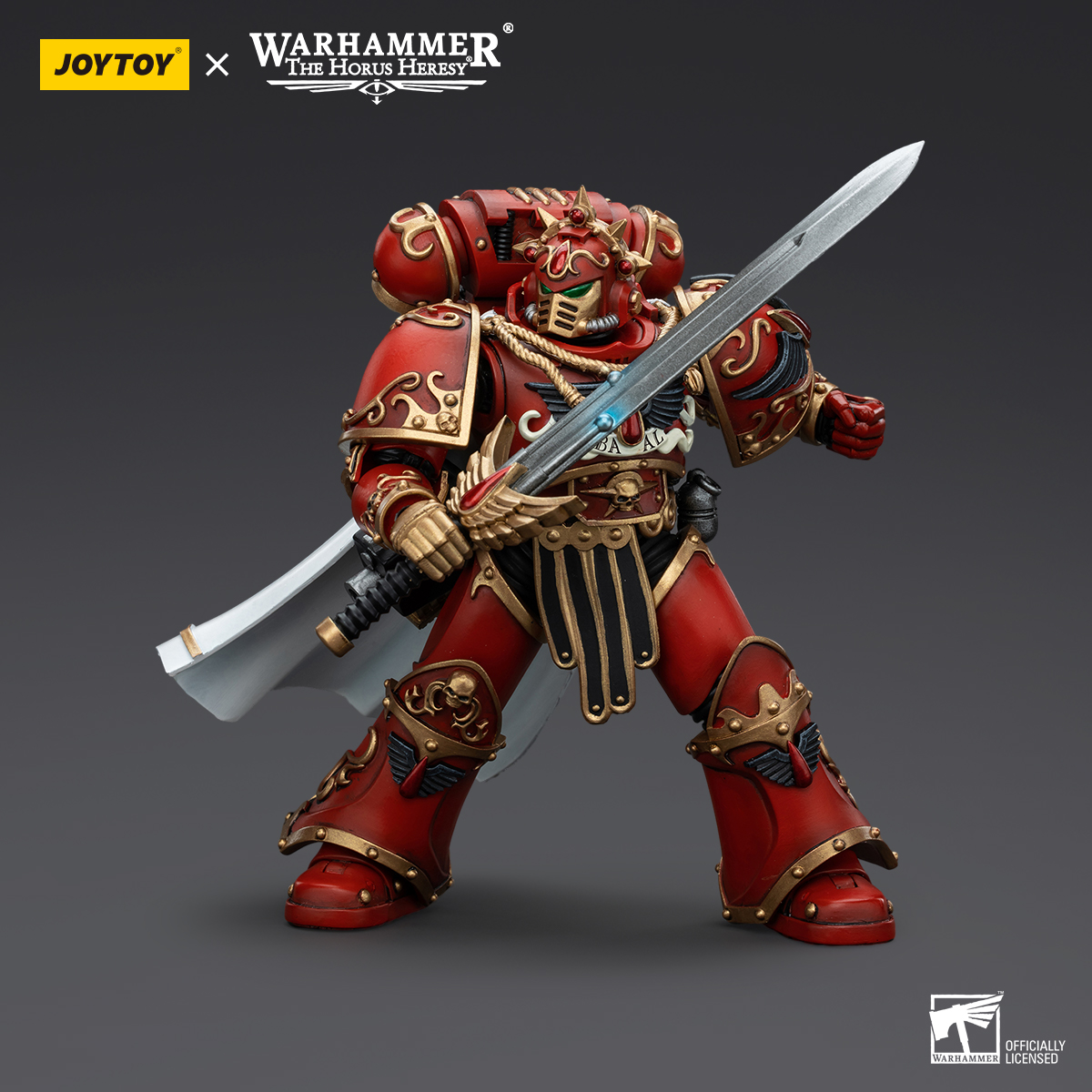 JOYTOY JT00225 Warhammer The Horus Heresy 1:18 Blood Angels Legion Praetor with Paragon Blade - JOYTOY WORLD
