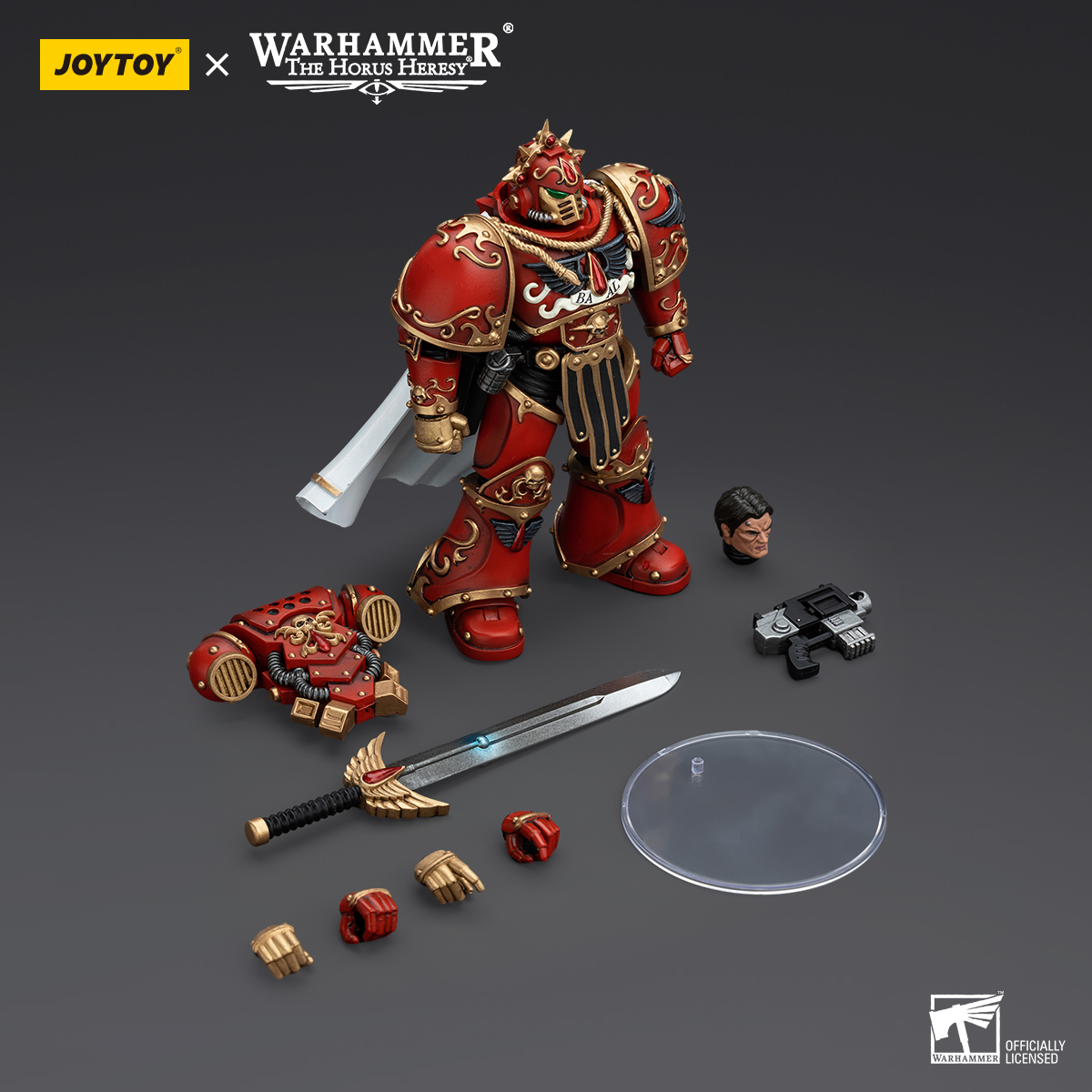 JOYTOY JT00225 Warhammer The Horus Heresy 1:18 Blood Angels Legion Praetor with Paragon Blade - JOYTOY WORLD