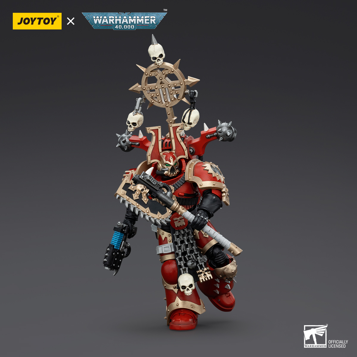 JOYTOY Warhammer 40k 1: 18 World Eaters Khorne Berzerkers - JOYTOY WORLD